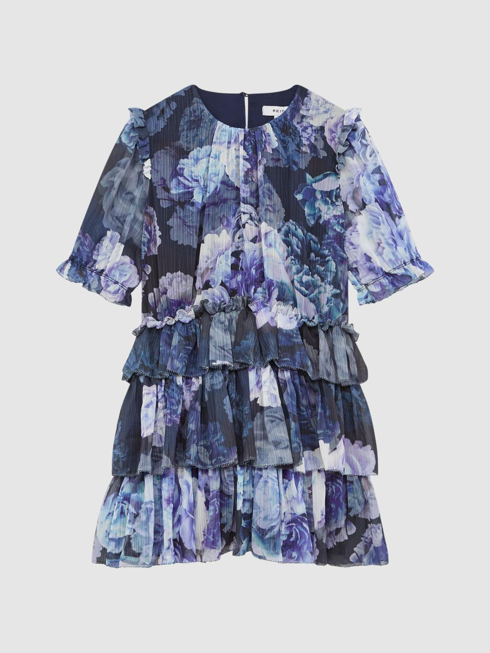Reiss Dresses & Jumpsuits | Henrietta Printed Tiered Dress Blue Print - Children