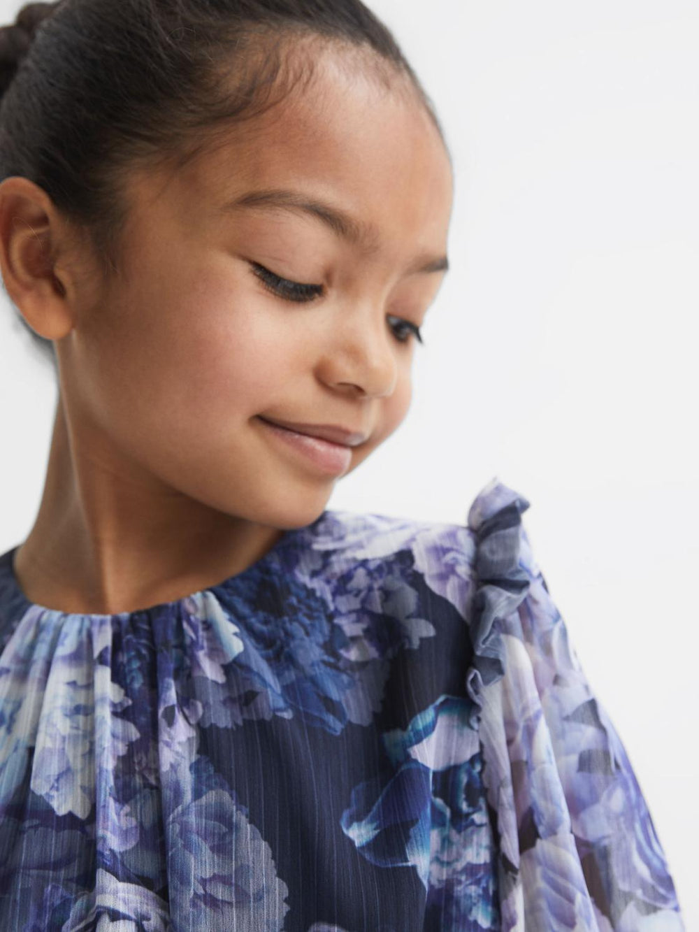 Reiss Dresses & Jumpsuits | Henrietta Printed Tiered Dress Blue Print - Children