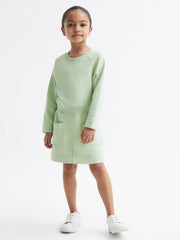 Reiss Dresses & Jumpsuits | Janine Sweatshirt Dress Sage - Children