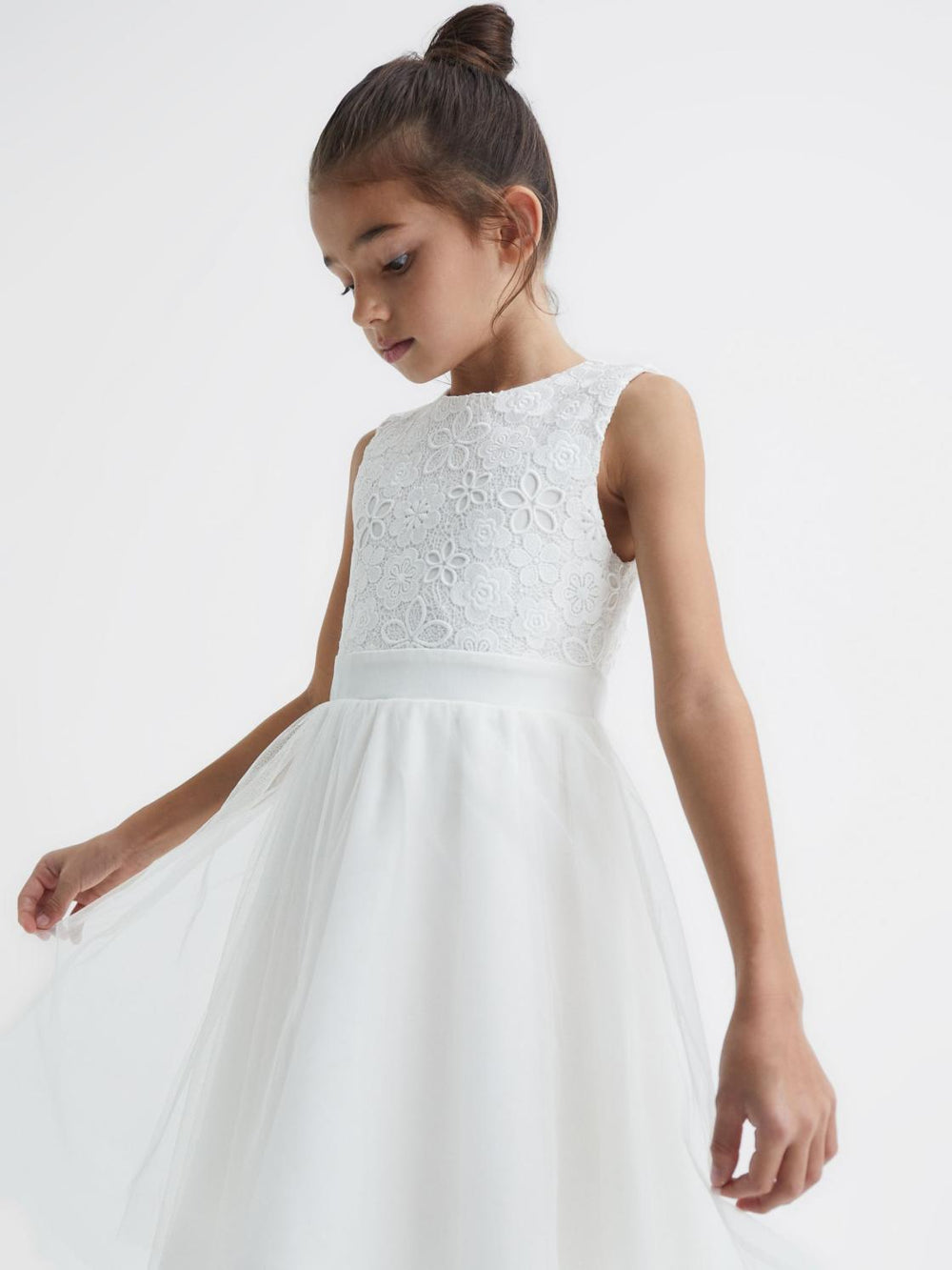 Reiss Dresses & Jumpsuits | Kit Lace Tulle Occasion Dress Ivory - Children