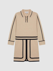 Reiss Dresses & Jumpsuits | Layla Knitted Mini Dress Camel - Children