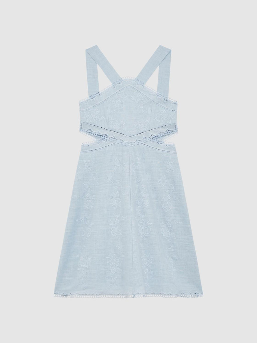 Reiss Dresses & Jumpsuits | Louisa Embroidered Dress Blue - Children