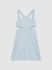 Reiss Dresses & Jumpsuits | Louisa Embroidered Dress Blue - Children