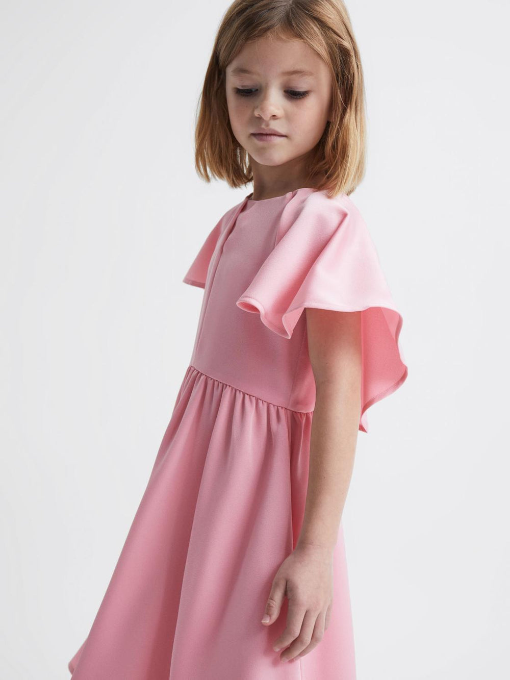 Reiss Dresses & Jumpsuits | Maisie Satin Midi Dress Ivory - Children