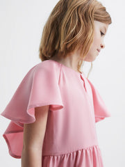 Reiss Dresses & Jumpsuits | Maisie Satin Midi Dress Ivory - Children