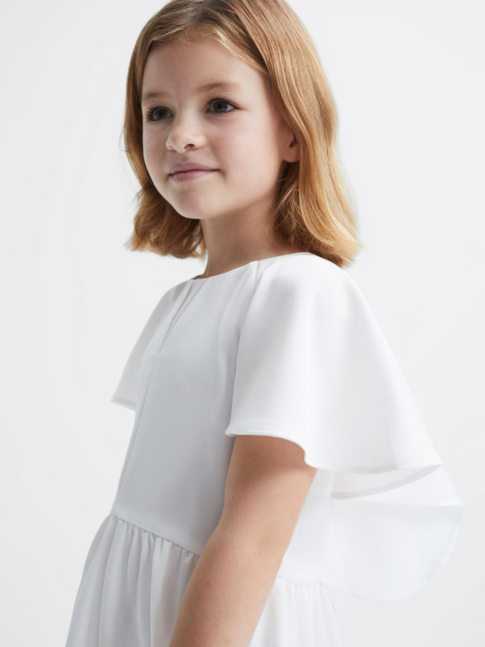Reiss Dresses & Jumpsuits | Maisie Satin Midi Dress Ivory - Children