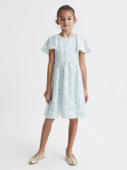 Reiss Dresses & Jumpsuits | Maisie Satin Midi Dress Multi - Children