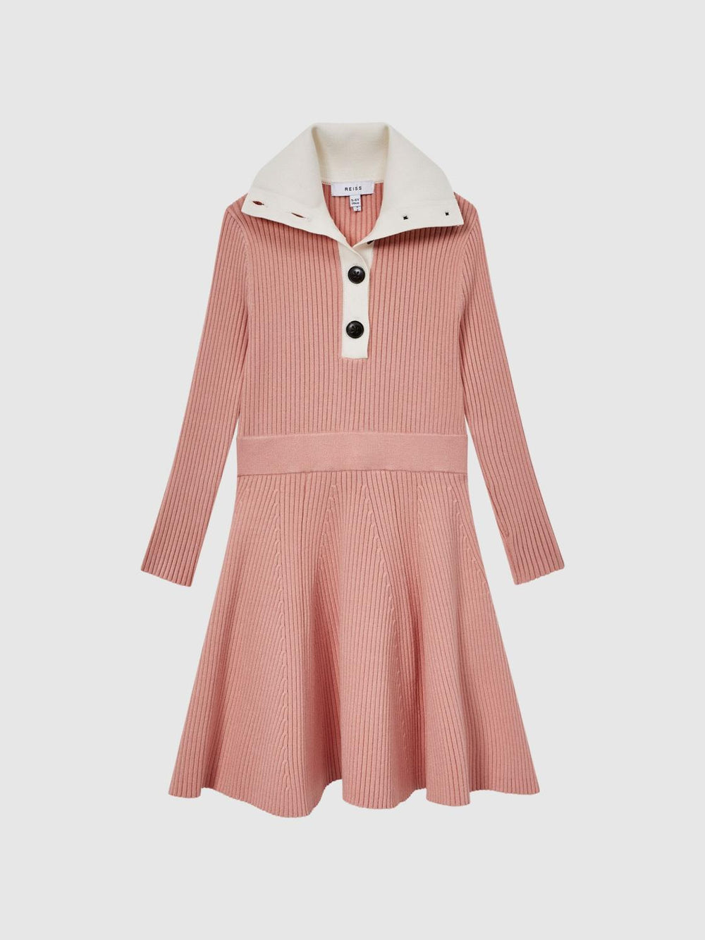 Reiss Dresses & Jumpsuits | Malani Colourblock Knitted Dress Pink - Children