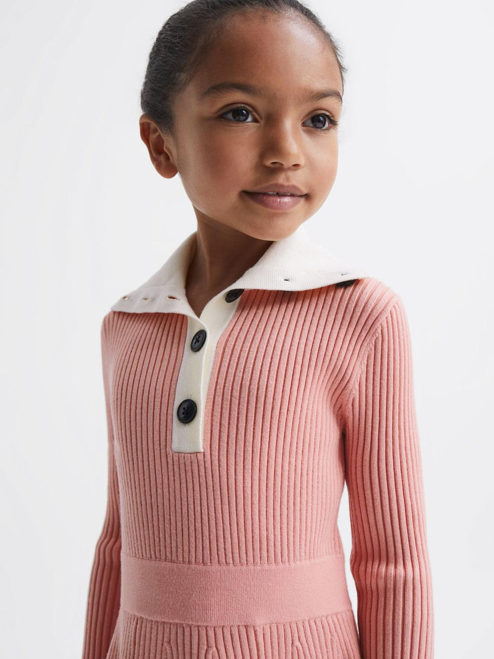 Reiss Dresses & Jumpsuits | Malani Colourblock Knitted Dress Pink - Children