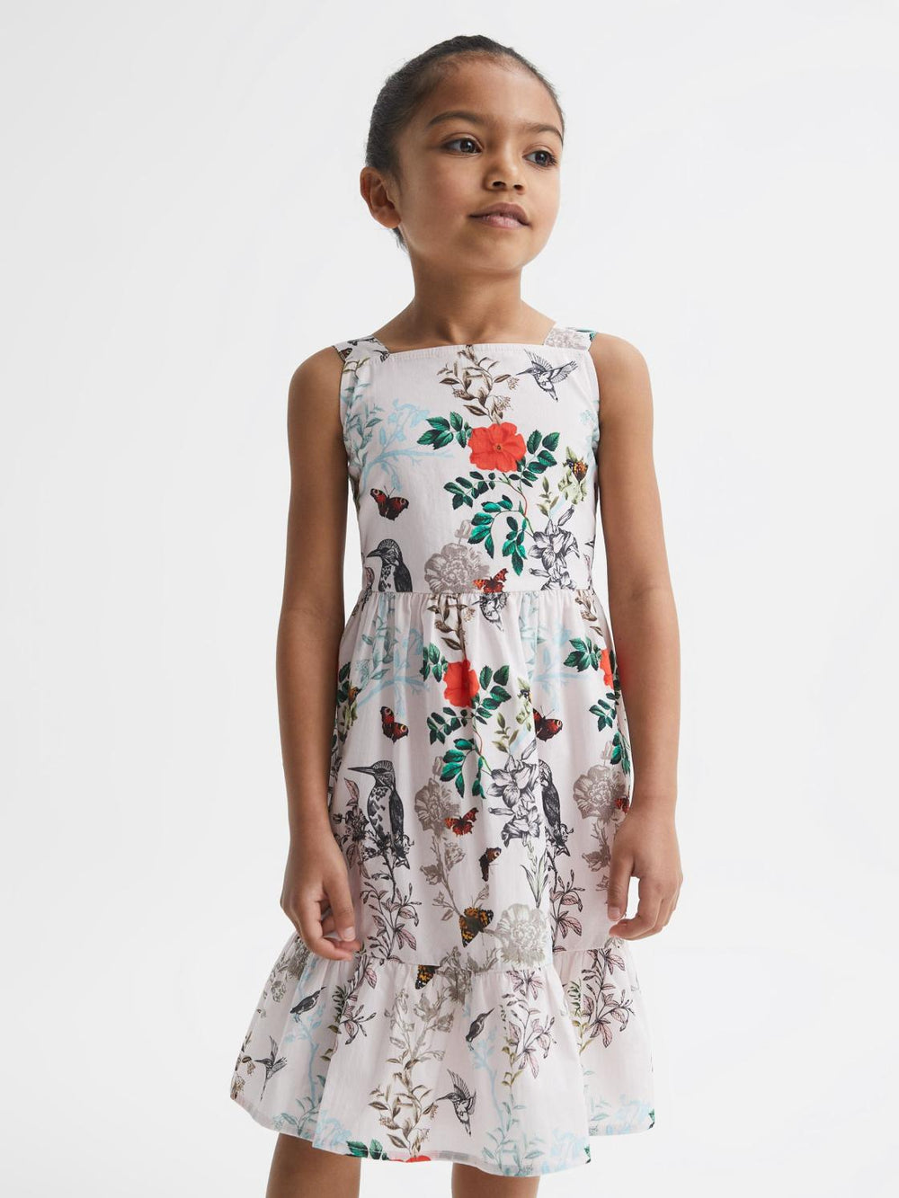 Reiss Dresses & Jumpsuits | Marcie Printed Strappy Dress Ivory Print - Children