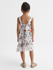 Reiss Dresses & Jumpsuits | Marcie Printed Strappy Dress Ivory Print - Children