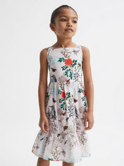 Reiss Dresses & Jumpsuits | Marcie Printed Strappy Dress Ivory Print - Children