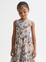 Reiss Dresses & Jumpsuits | Marcie Printed Strappy Dress Lilac - Children