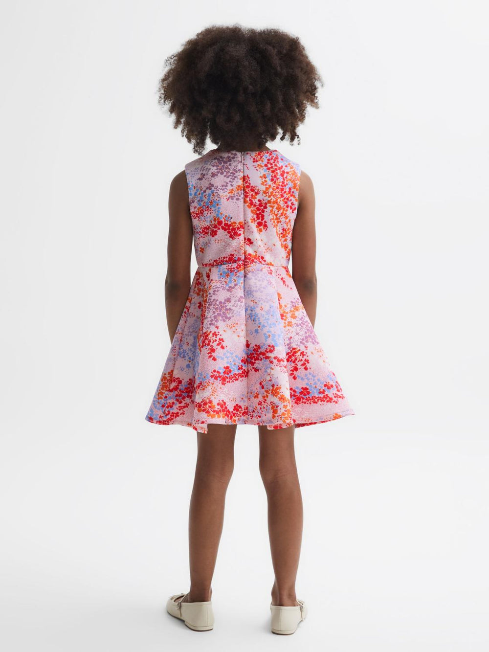 Reiss Dresses & Jumpsuits | Max Floral Print Pleated Dress Pink Print - Children