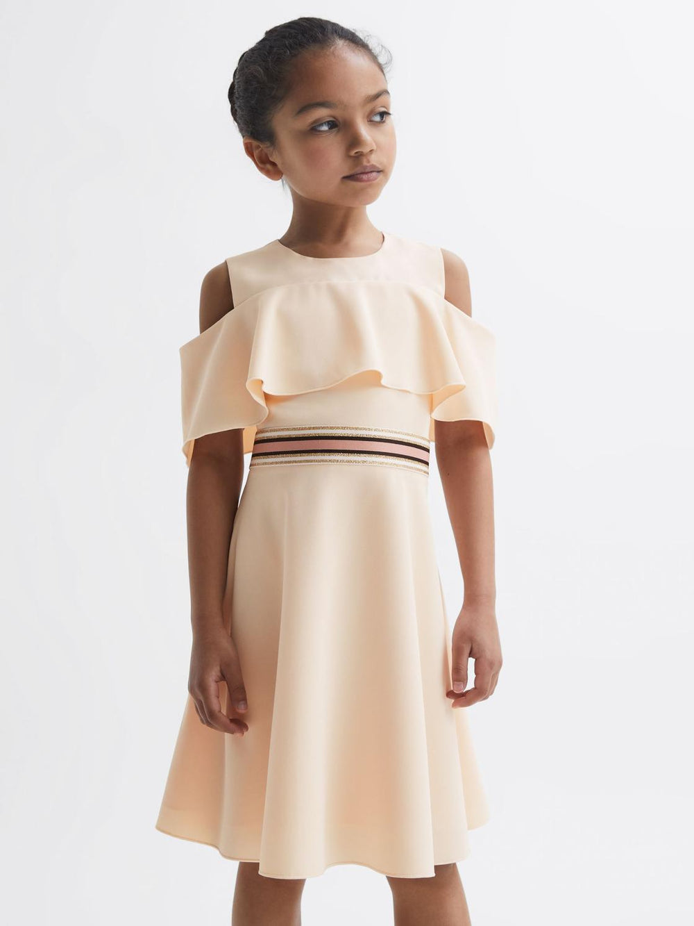 Reiss Dresses & Jumpsuits | Paulina Off-The-Shoulder Dress Pink - Children