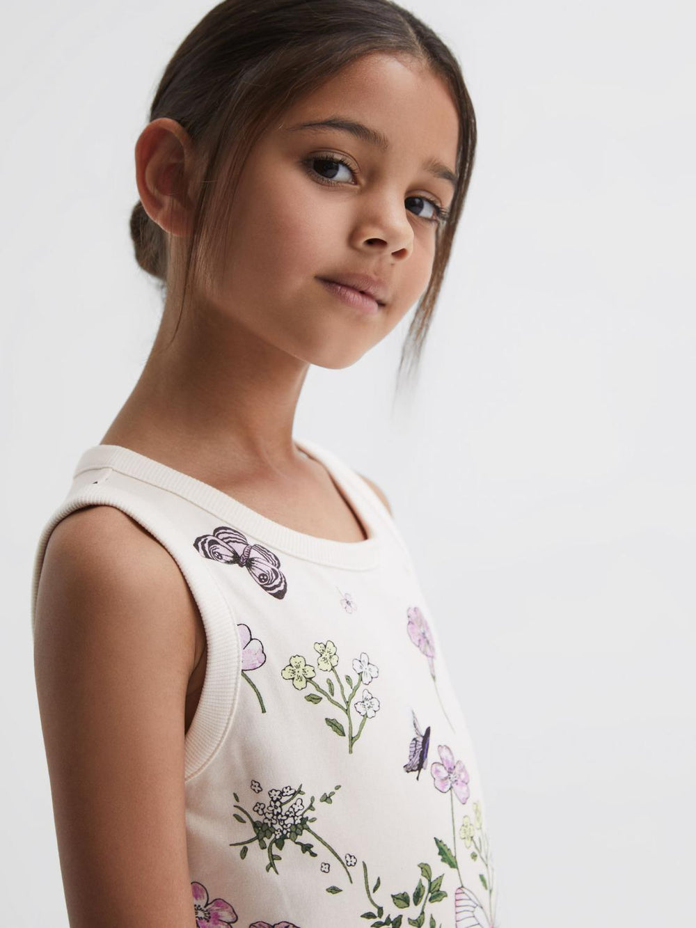 Reiss Dresses & Jumpsuits | Raina Floral Drawstring Waist Dress Pink Print - Children