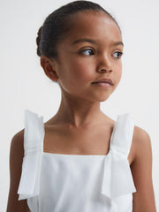 Reiss Dresses & Jumpsuits | Selena Tulle Strappy Occasion Dress Ivory - Children