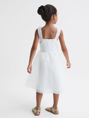 Reiss Dresses & Jumpsuits | Selena Tulle Strappy Occasion Dress Ivory - Children