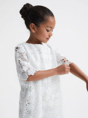 Reiss Dresses & Jumpsuits | Susie Lace T-Shirt Dress Ivory - Children