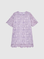 Reiss Dresses & Jumpsuits | Susie Lace T-Shirt Dress Lilac - Children