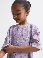 Reiss Dresses & Jumpsuits | Susie Lace T-Shirt Dress Lilac - Children