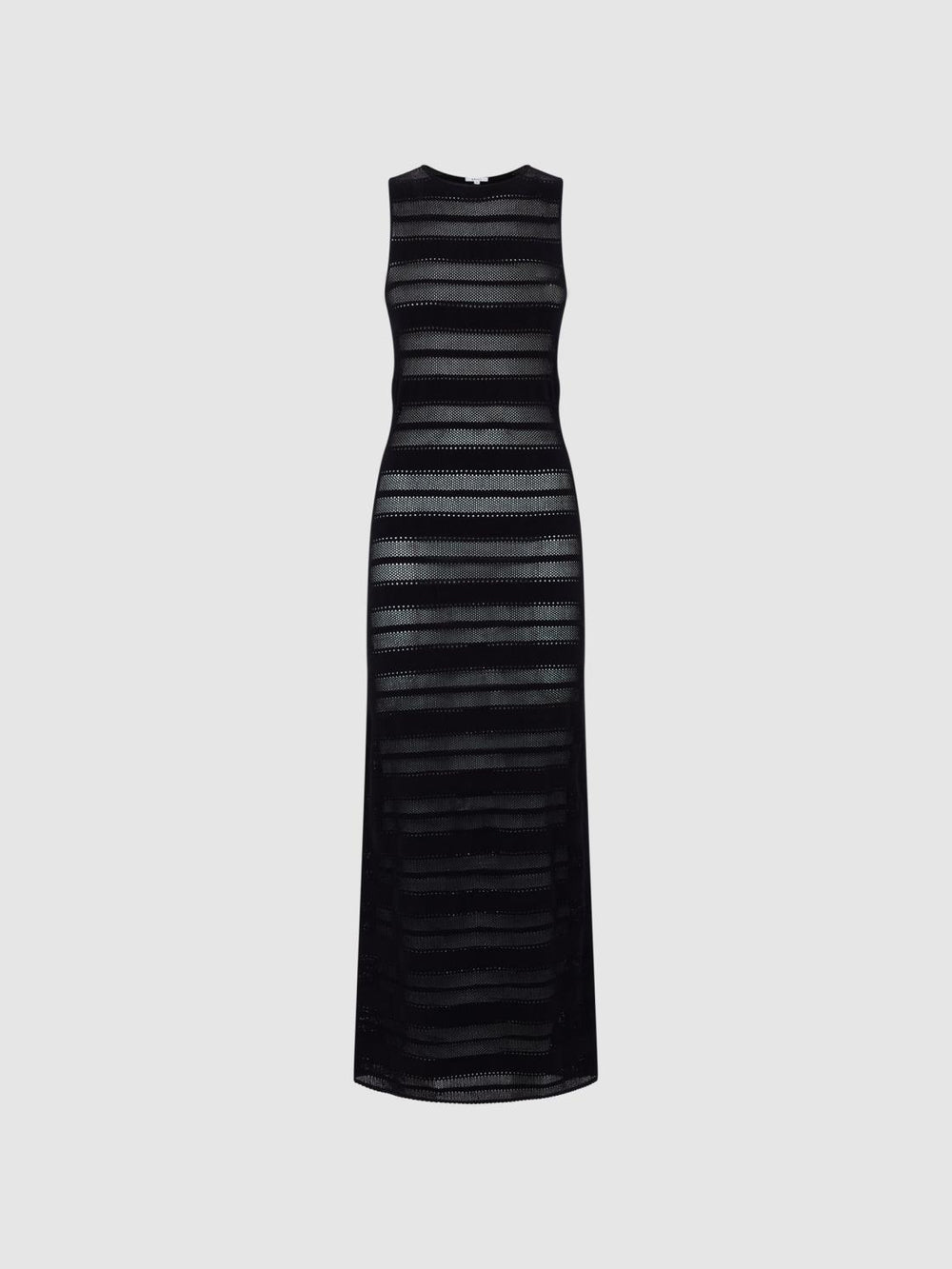 Reiss Dresses | Seraphina Knitted Midi Dress Black - Women
