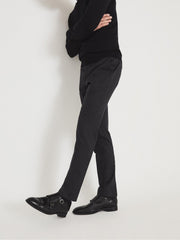 Reiss Formal Shoes | Rivington High Shine Leather Monk Strap Shoes Black - Men