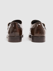Reiss Formal Shoes | Rivington Leather Monk Strap Shoes Black - Men