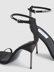 Reiss Heels | Carey Strappy Pin Heel Sandals Black - Women