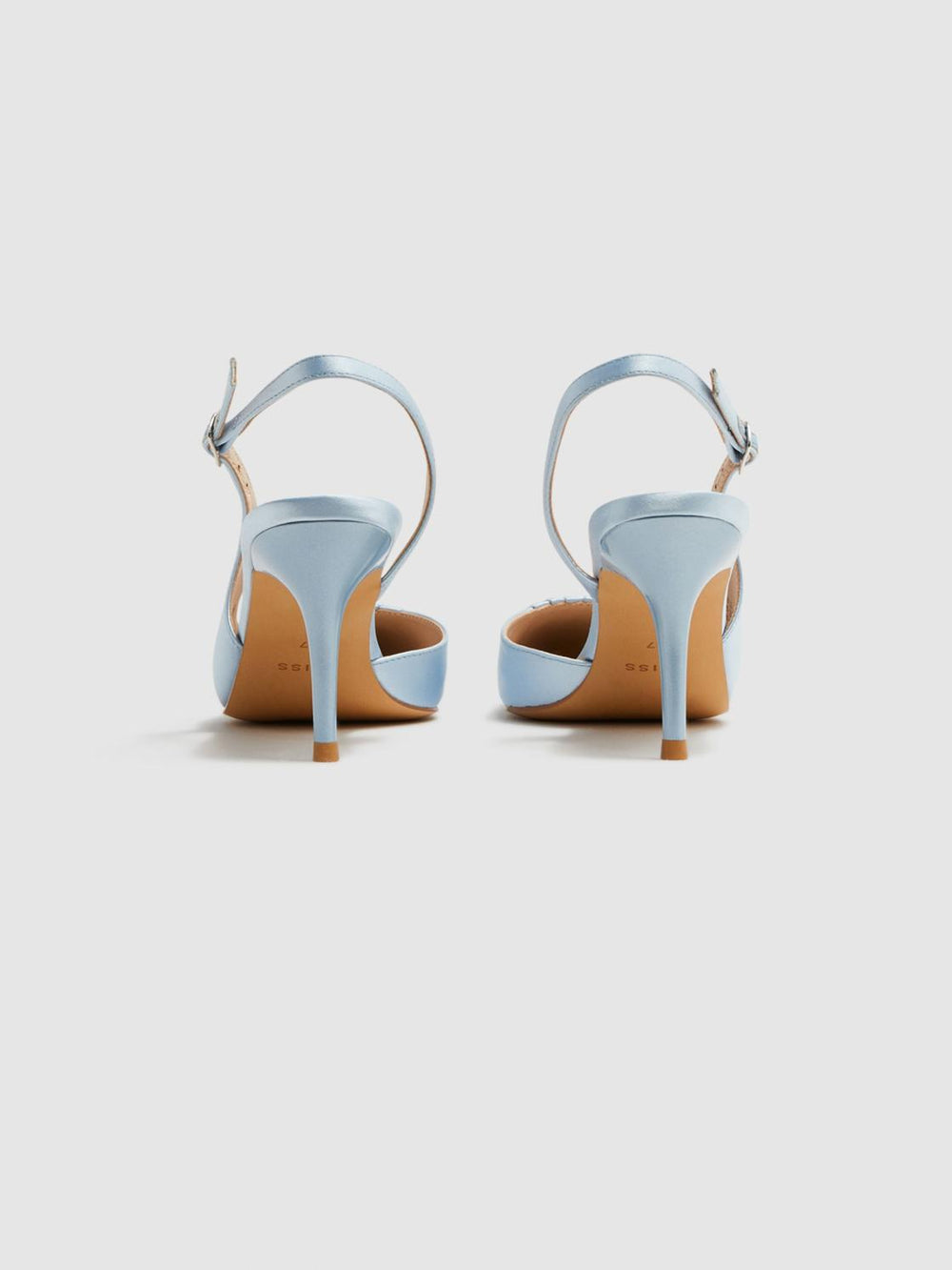 Reiss Heels | Cecily Pointed Court Shoes Blue - Women