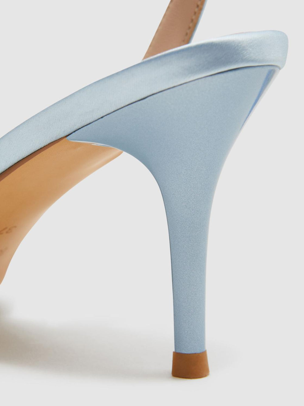 Reiss Heels | Cecily Pointed Court Shoes Blue - Women