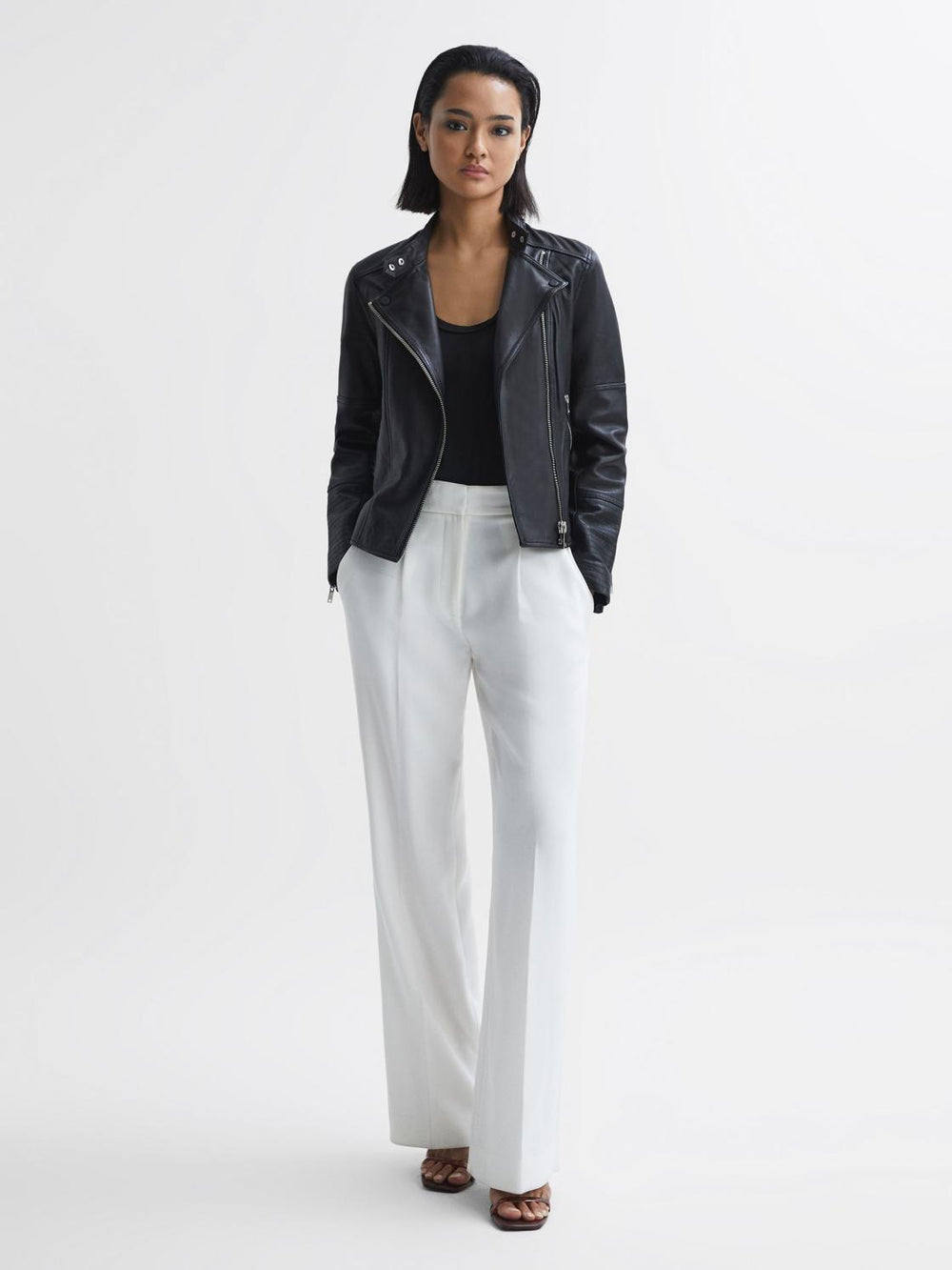 Reiss Heels | Emery Tortoiseshell Double Strap Heels Tortoise - Women