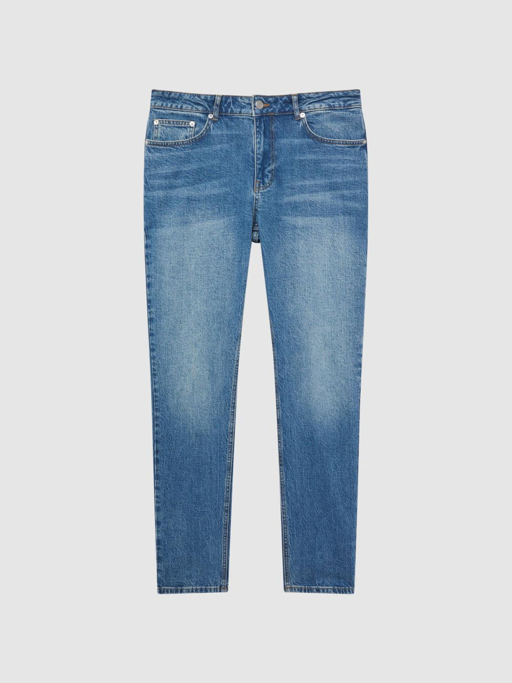 Reiss Jeans | Calik Tapered Slim Fit Jeans Washed Blue - Men