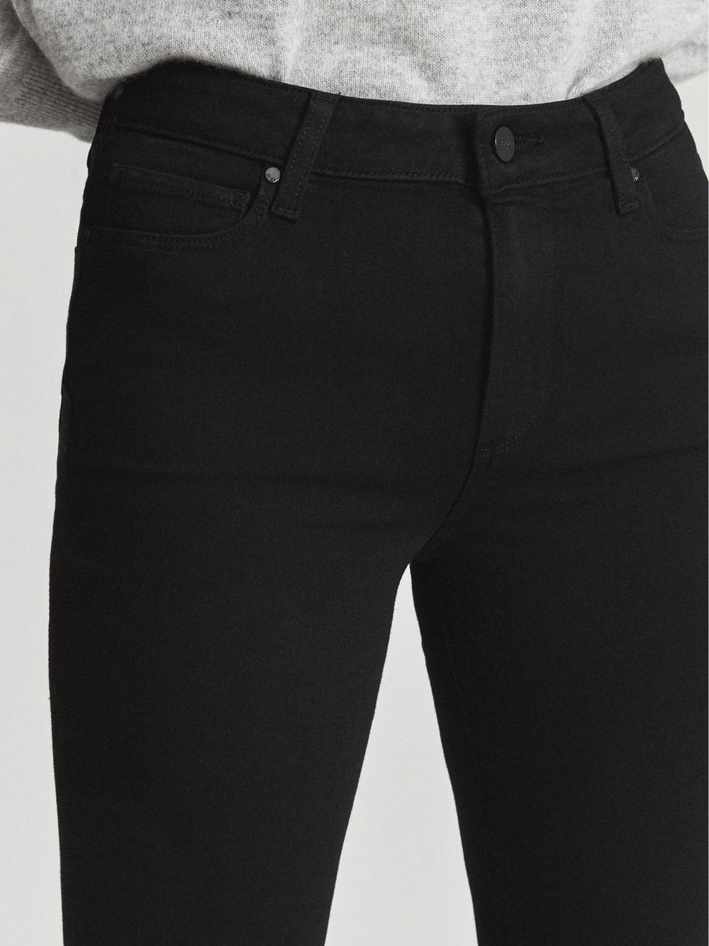 Reiss Jeans | Cindy Paige High Rise Slim Fit Jeans Black - Women