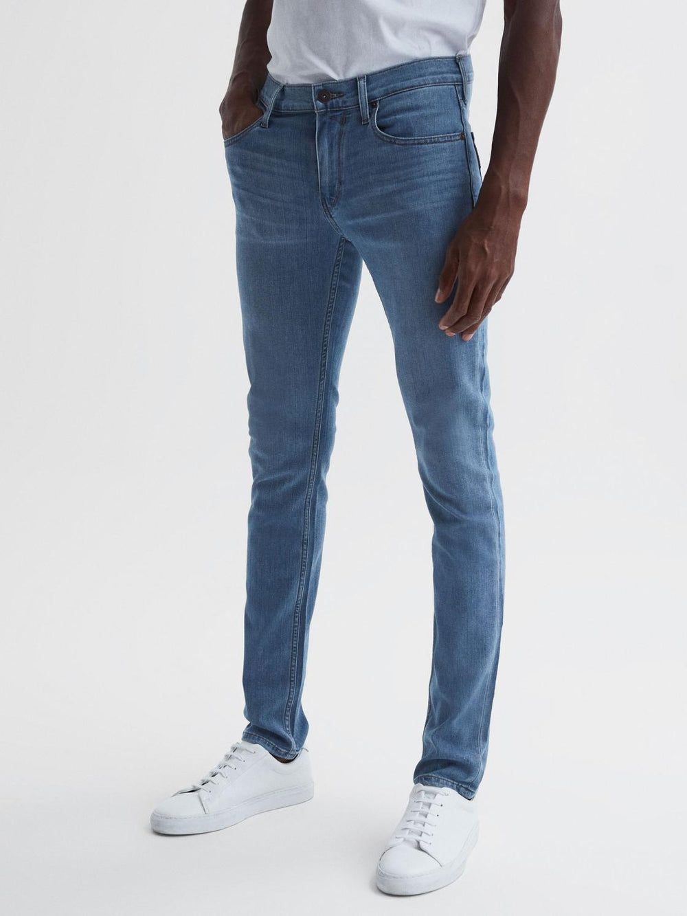 Reiss Jeans | Croft Paige High Stretch Super Skinny Jeans Burnett - Men