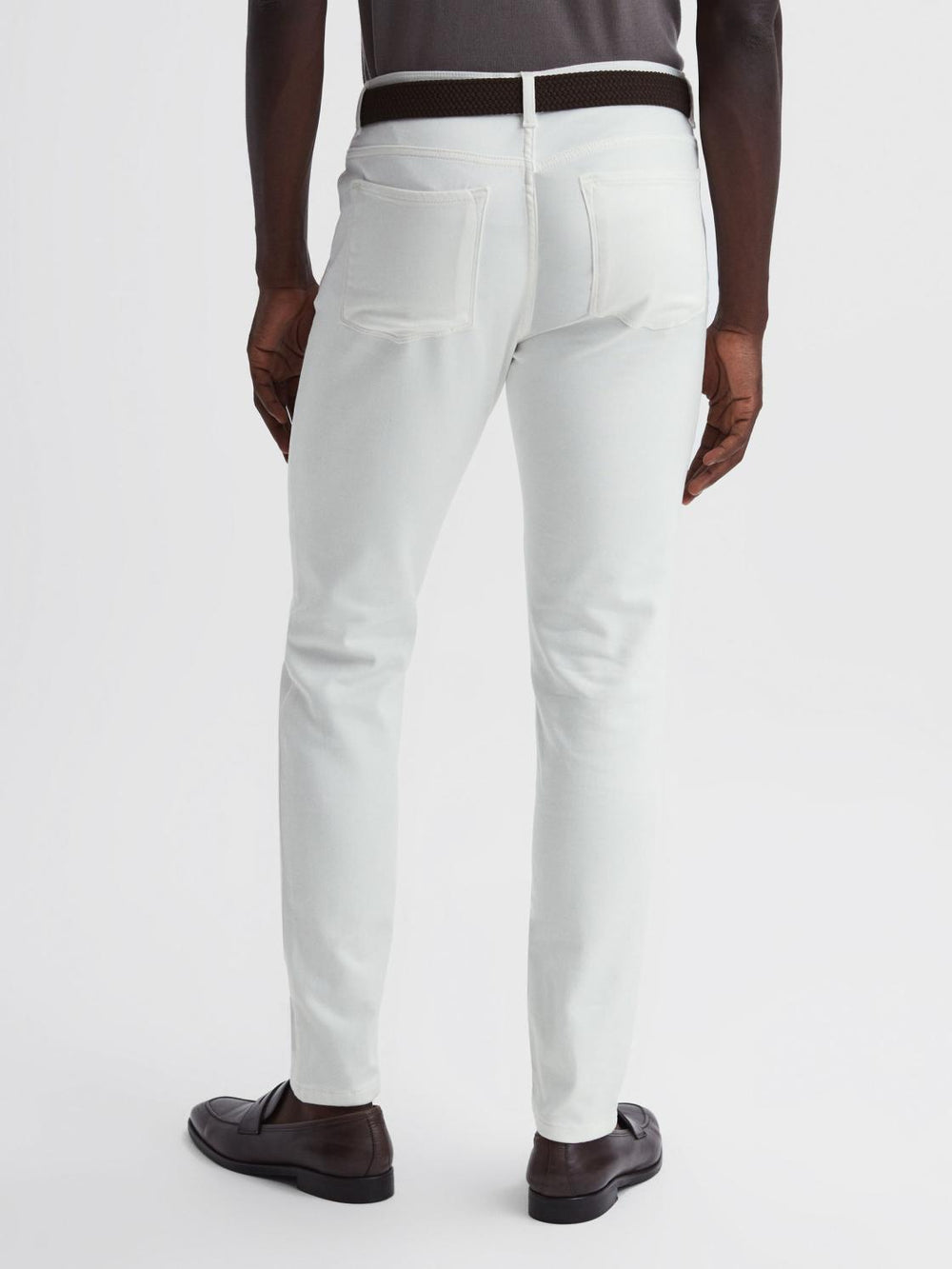 Reiss Jeans | Dover Slim Fit Brushed Jeans White - Men