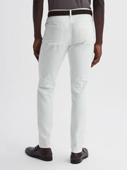 Reiss Jeans | Dover Slim Fit Brushed Jeans White - Men