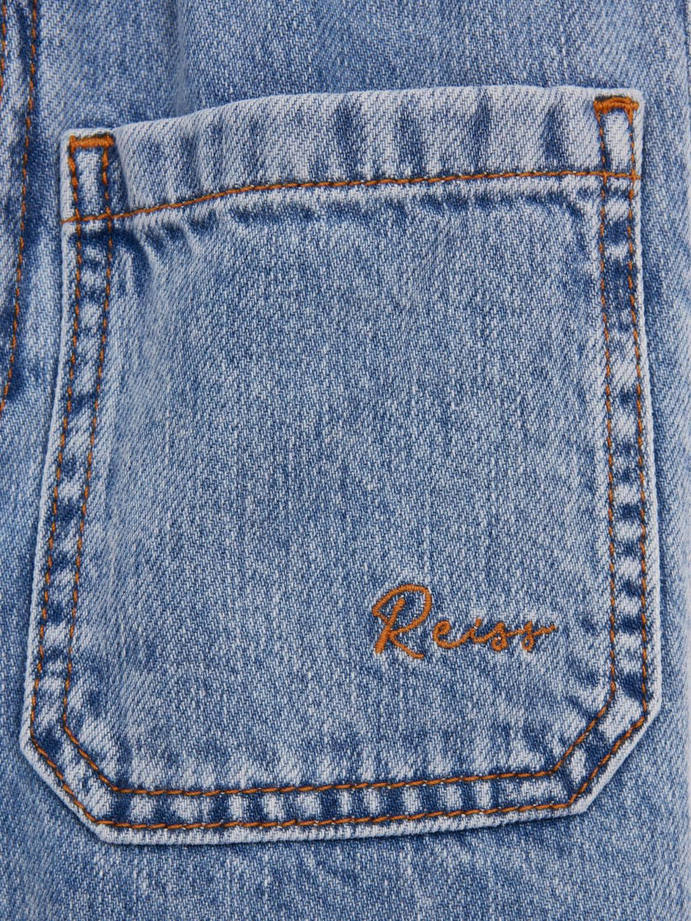 Reiss Jeans | Elodie High Rise Washed Jeans Blue - Children