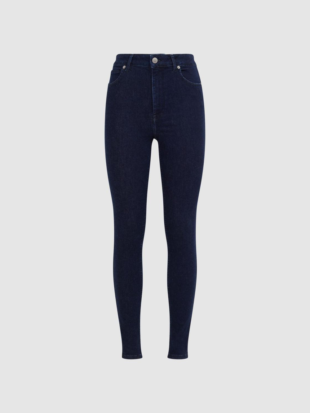Reiss Jeans | Garcia Contour High Rise Skinny Jeans Dark Blue - Women