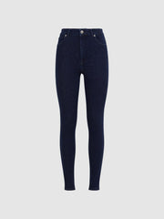 Reiss Jeans | Garcia Contour High Rise Skinny Jeans Dark Blue - Women