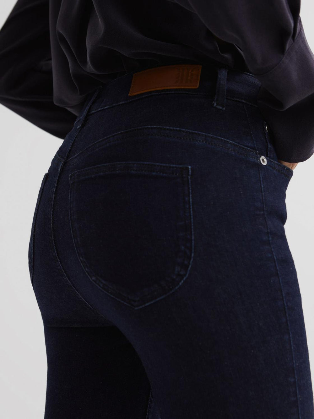 Reiss Jeans | Garcia Contour High Rise Skinny Jeans Dark Blue - Women