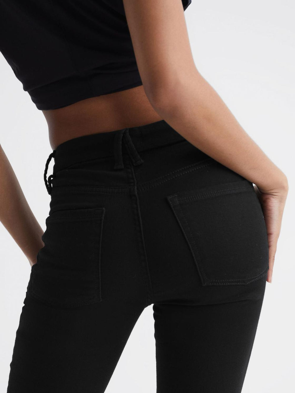 Reiss Jeans | Good American Flared Jeans Black - Women