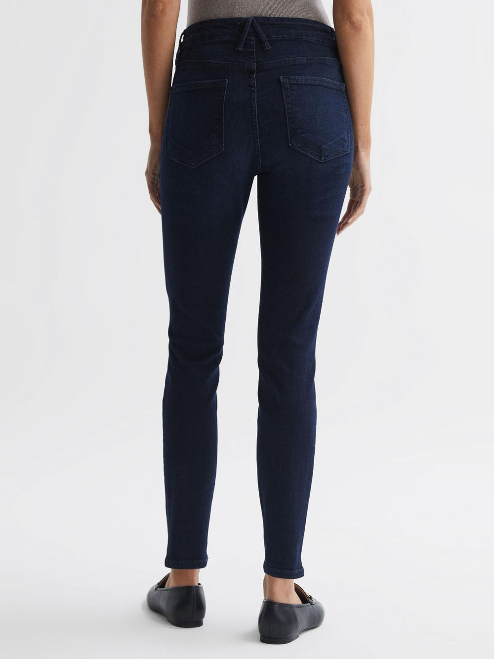Reiss Jeans | Good American Good American Sculpting Skinny Jeans Mid Blue - Women