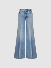 Reiss Jeans | Good American Palazzo Jeans Mid Blue - Women