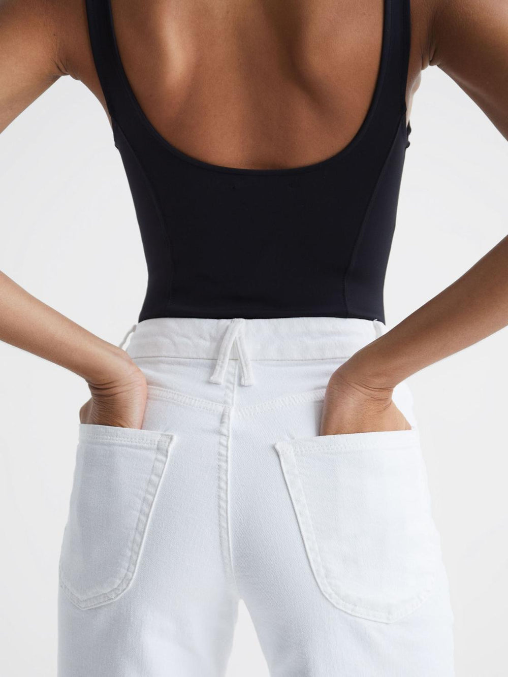 Reiss Jeans | Good American Palazzo Jeans White - Women