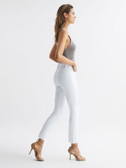 Reiss Jeans | Good American Straight Leg Skinny Jeans White - Women