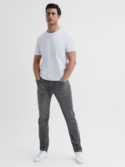 Reiss Jeans | Harry Super Skinny Washed Jeans Washed Grey - Men