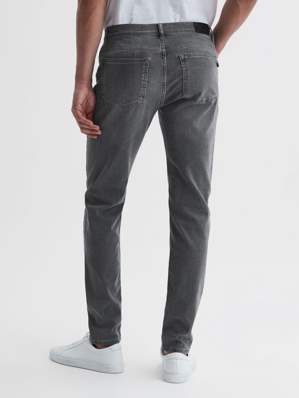 Reiss Jeans | Harry Super Skinny Washed Jeans Washed Grey - Men