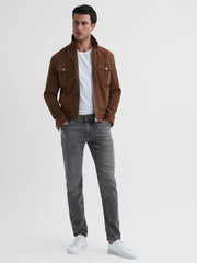 Reiss Jeans | Harry Super Skinny Washed Jeans Washed Grey - Men