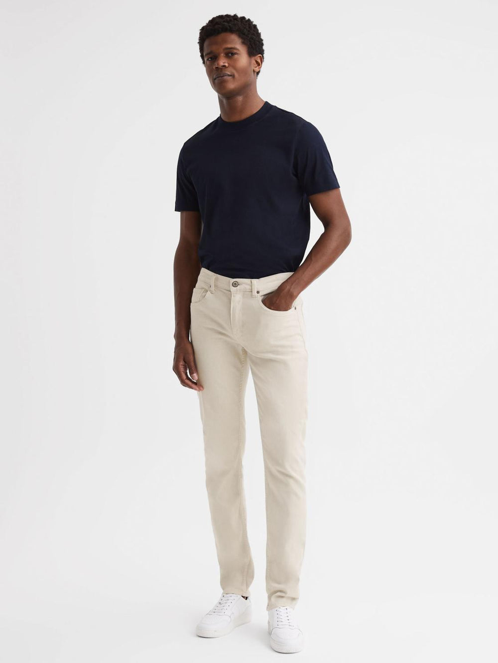 Reiss Jeans | Lennox Paige High Stretch Jeans Vintage Biscotti - Men